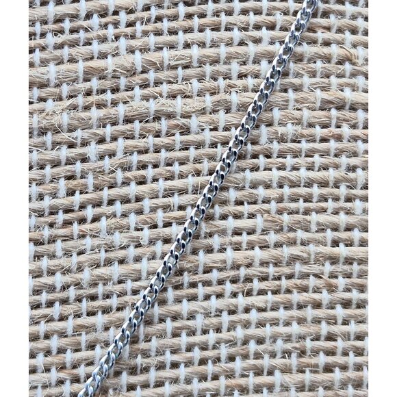 Annaleece Silver Tone Reversible Cross Pendant Necklace Crystal 18" Religious - Picture 7 of 11